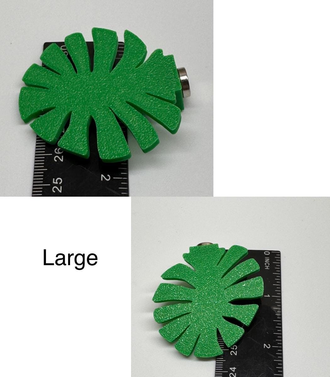 Monstera Leaf Ledge for Jumping Spider enclosure, accessory shelf with magnets, decor for spider habitat