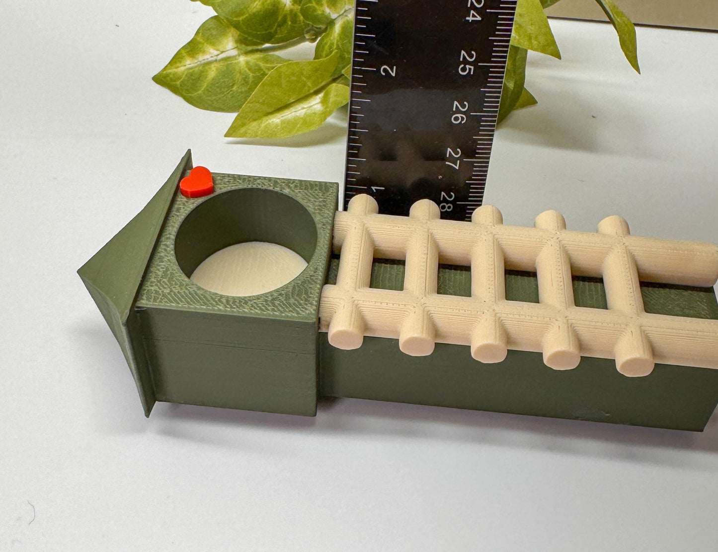 Jumping Spider Hide with ladder, accessories for enclosure, magnet accessories for spider habitat