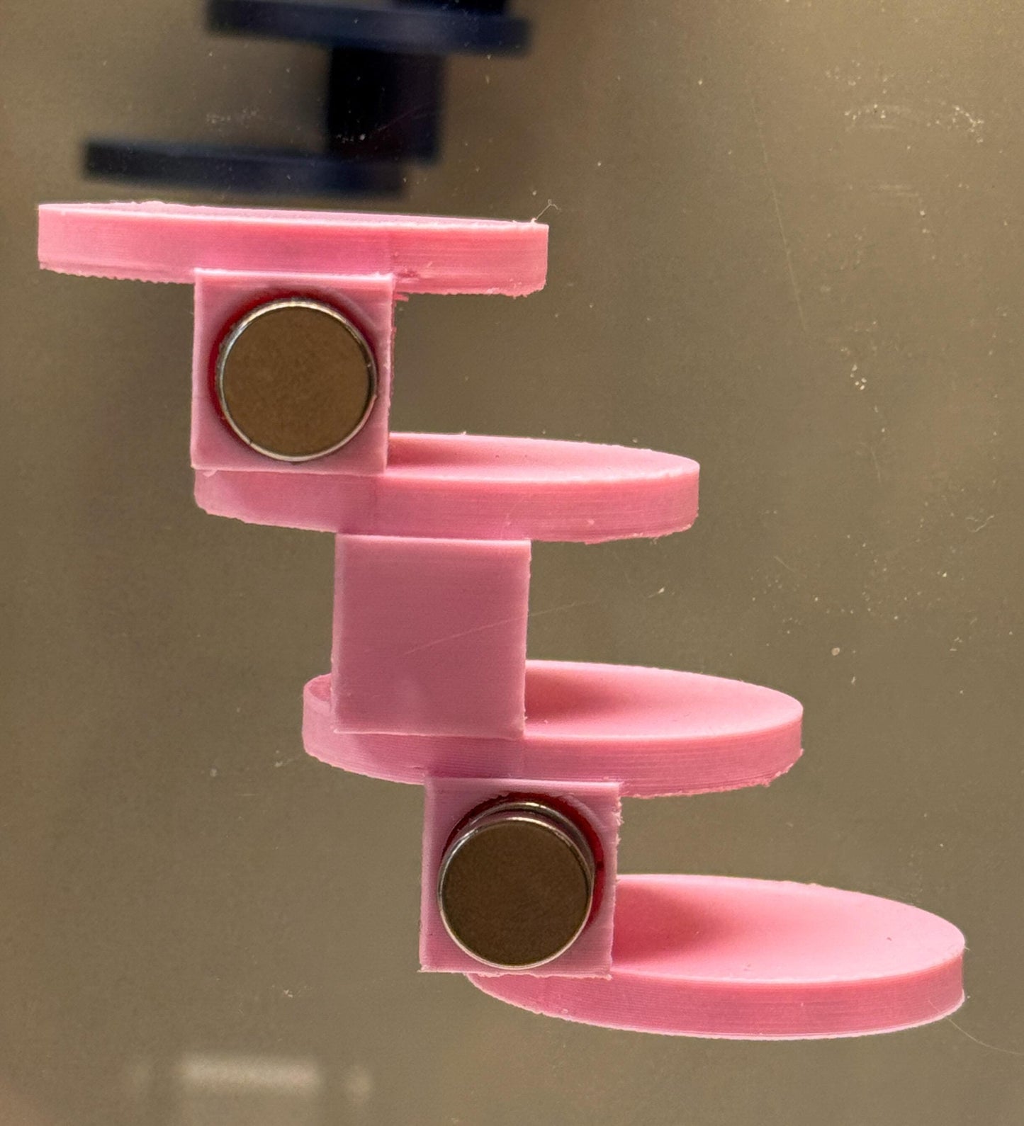 Jumping spider enclosure ladder or steps, magnetic enclosure accessory,  jumping spider decor, small to medium