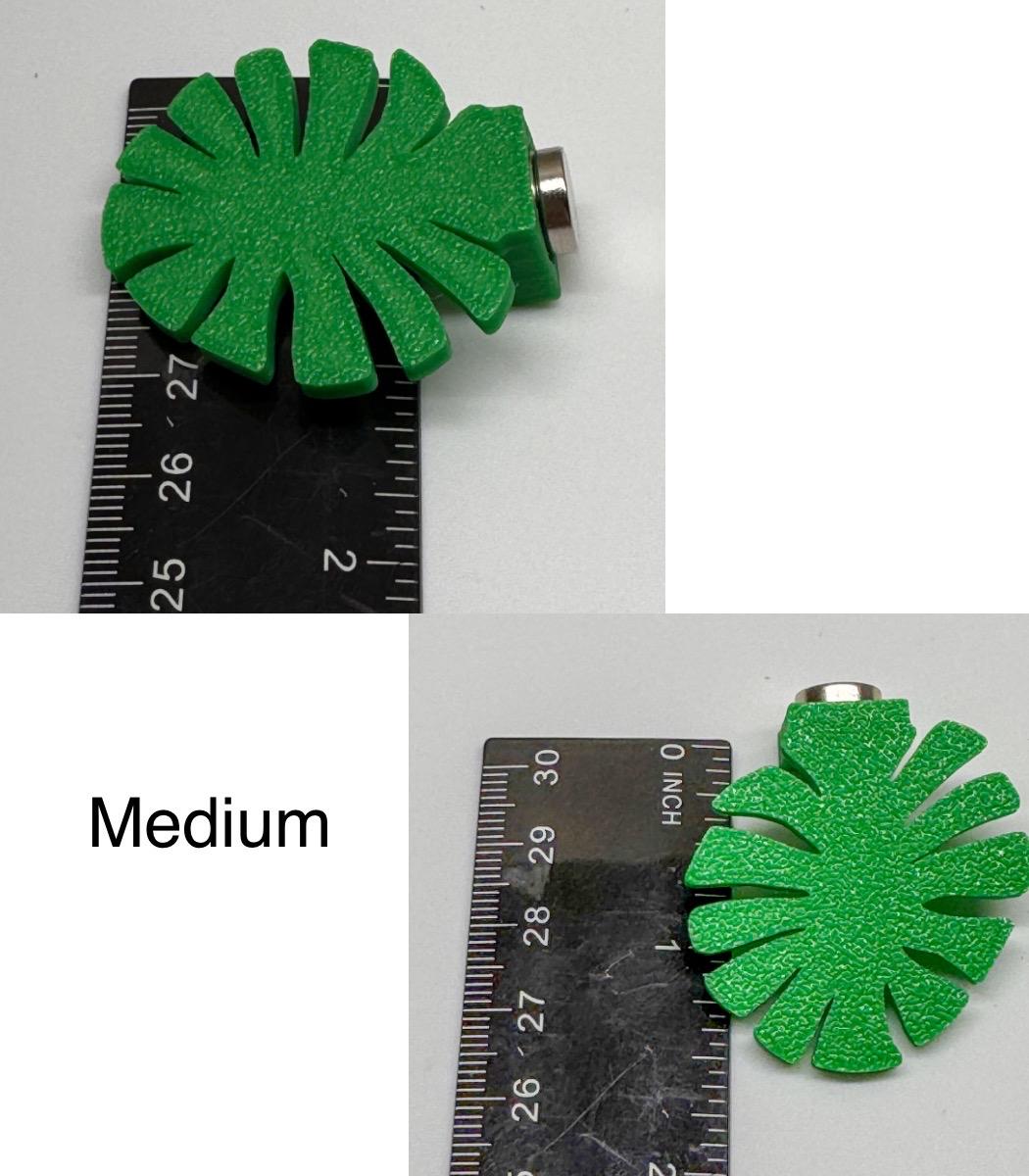 Monstera Leaf Ledge for Jumping Spider enclosure, accessory shelf with magnets, decor for spider habitat