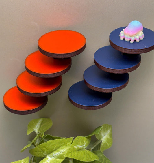 Jumping spider enclosure ladder or steps, magnetic enclosure accessory, small/medium decor for habitat