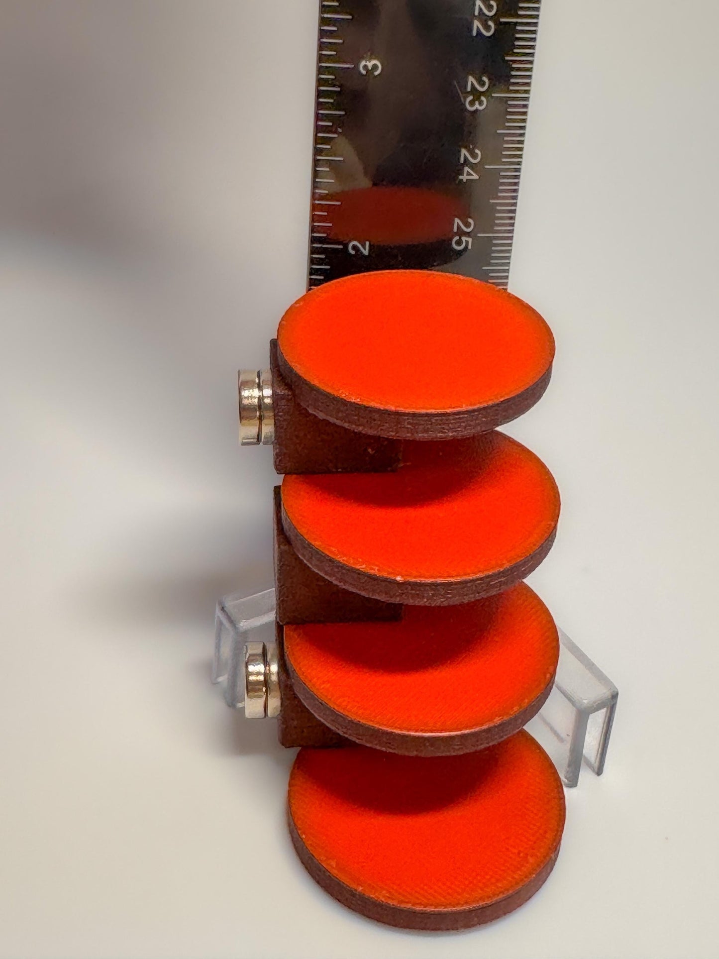 Jumping spider enclosure ladder or steps, magnetic enclosure accessory, small/medium decor for habitat