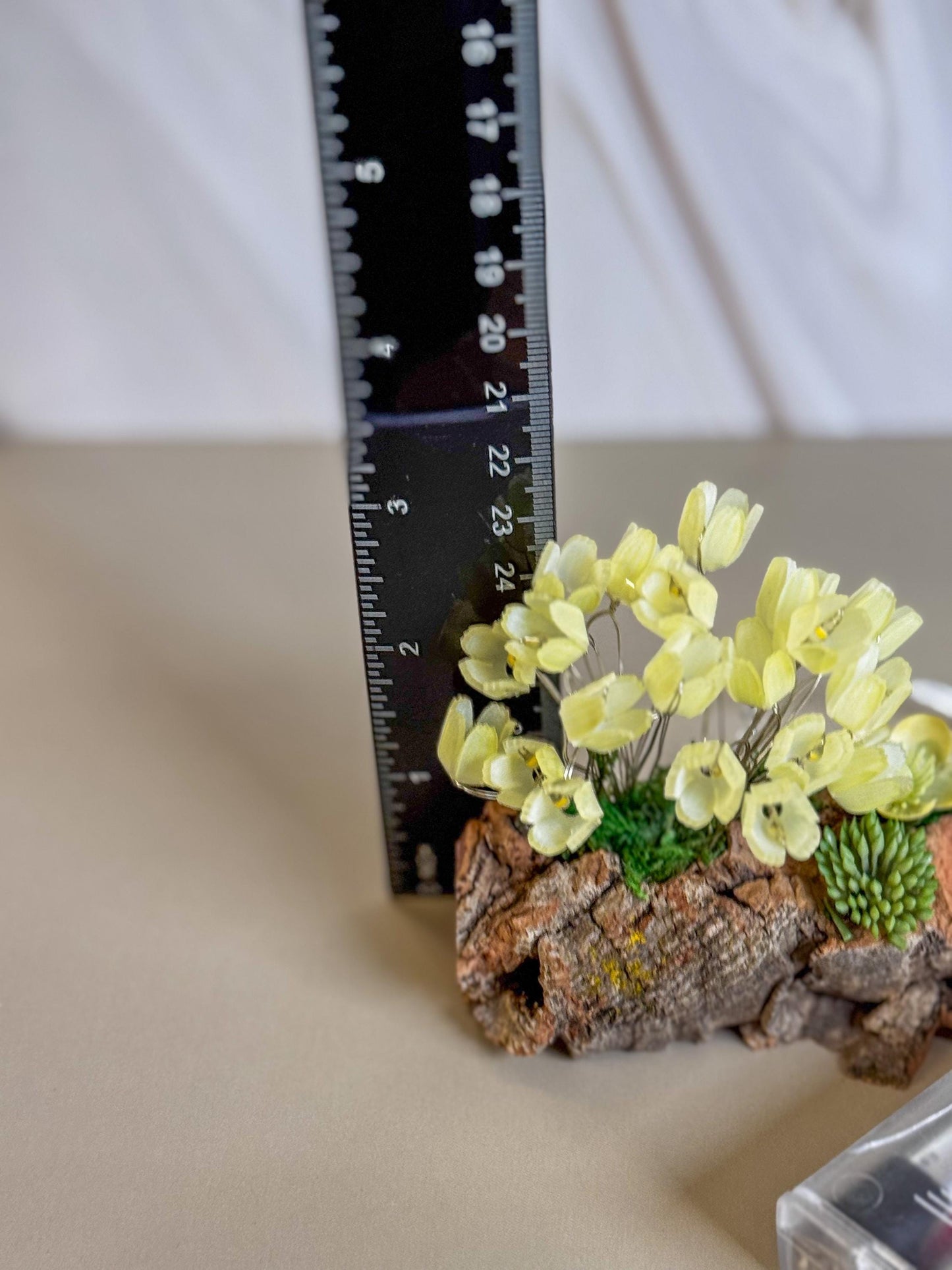 Fairy garden Accessory with tulip fairy lights