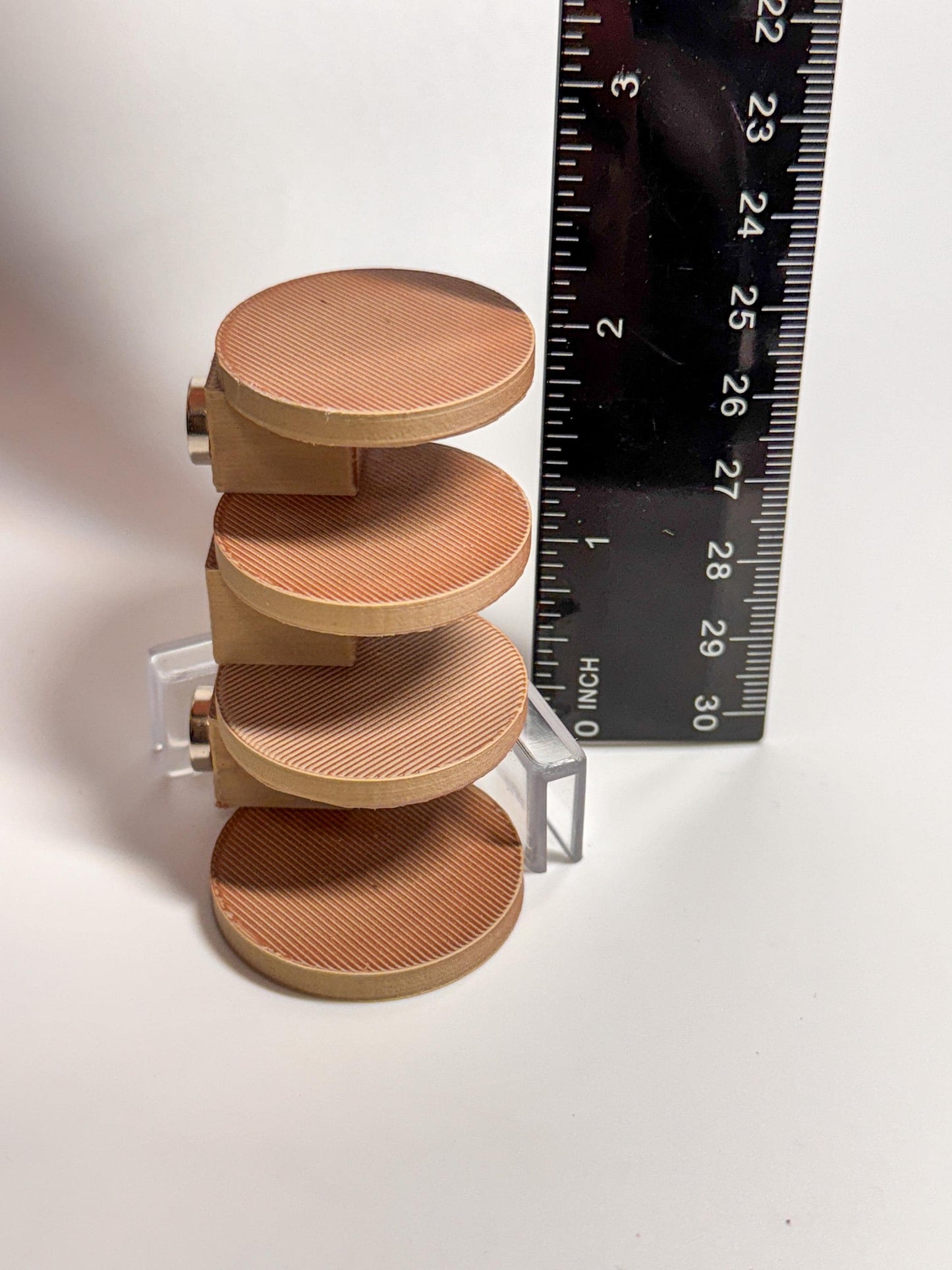 Jumping spider enclosure ladder or steps, magnetic enclosure accessory, small/medium decor for habitat