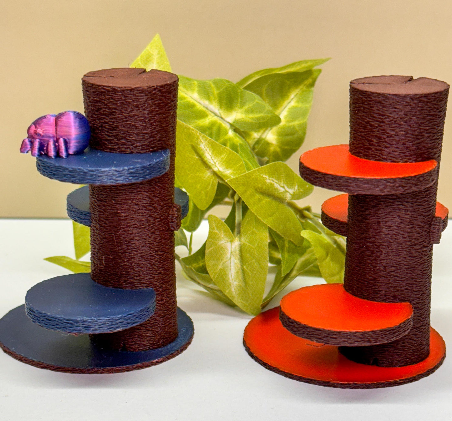 Jumping Spider Tower, 3D Printed Enrichment Decor