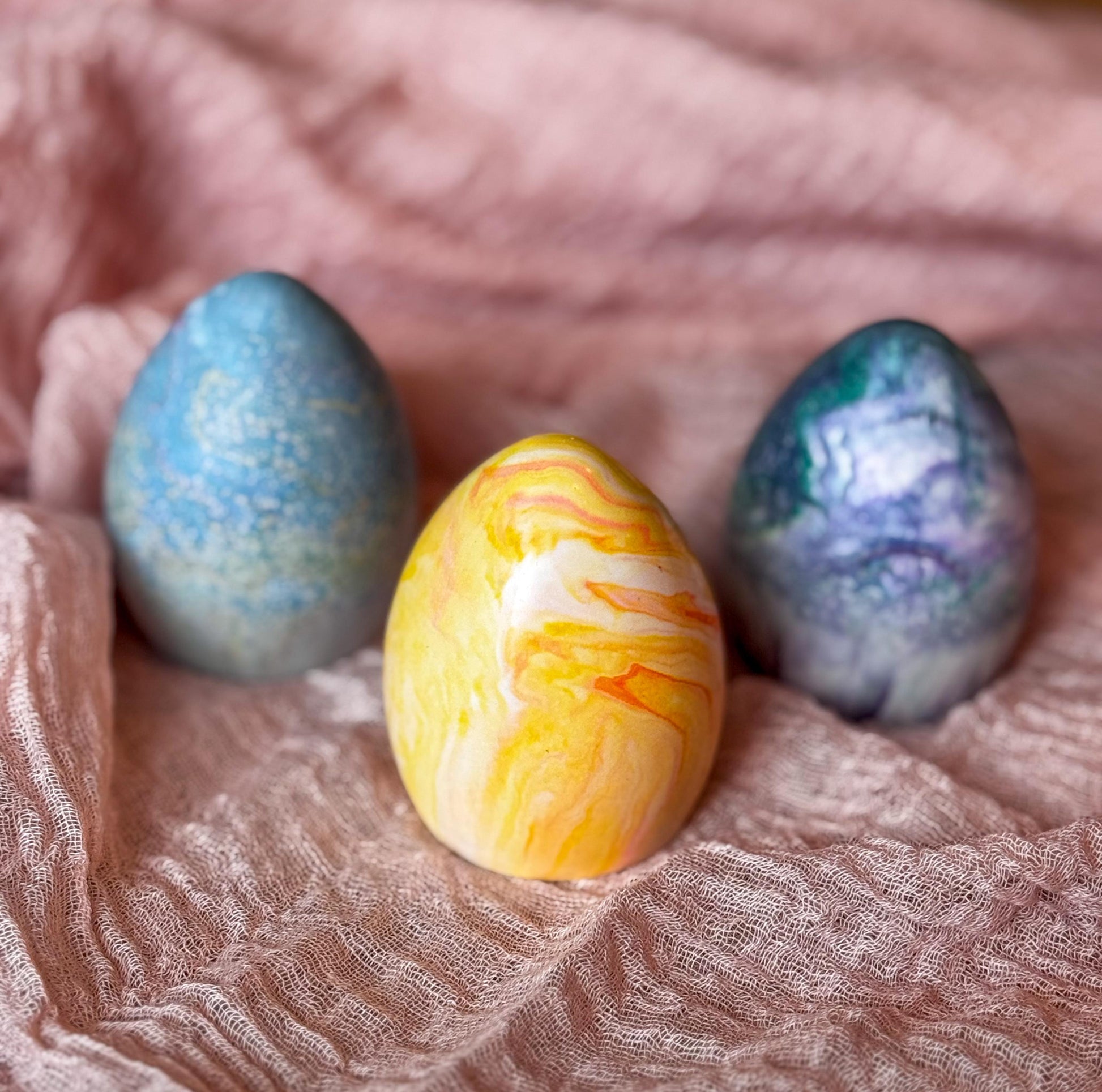 Easter Eggs with Carton, holiday decor, tray for decorations or candy