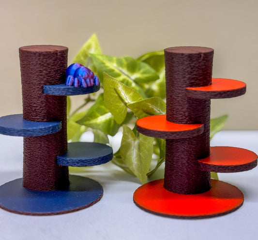 Jumping Spider Tower, 3D Printed Enrichment Decor