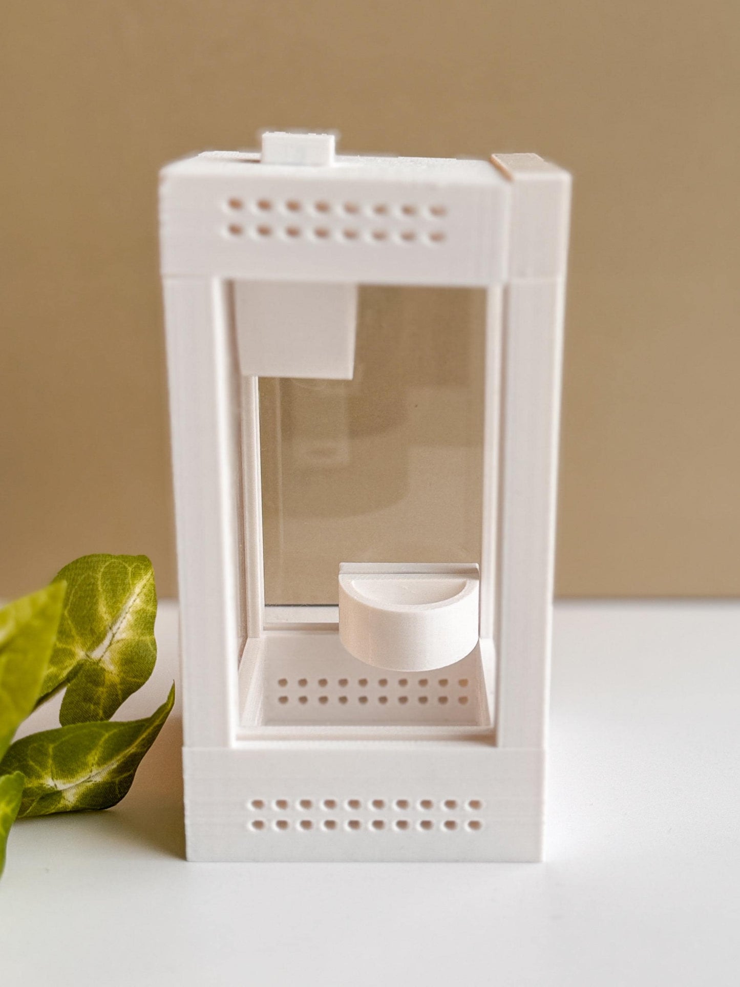 3D Printed Jumping Spider Enclosure, Small Spider Habitat