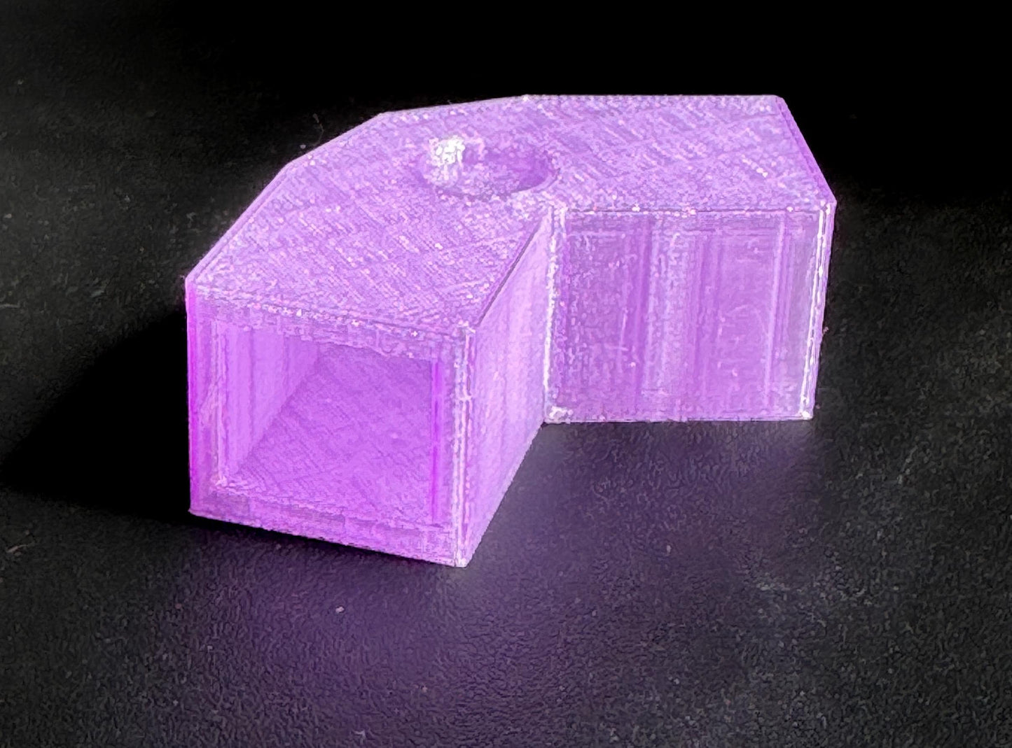 Hide for Jumping Spider, Adult or juvenile, magnet accessories for enclosure or habitat