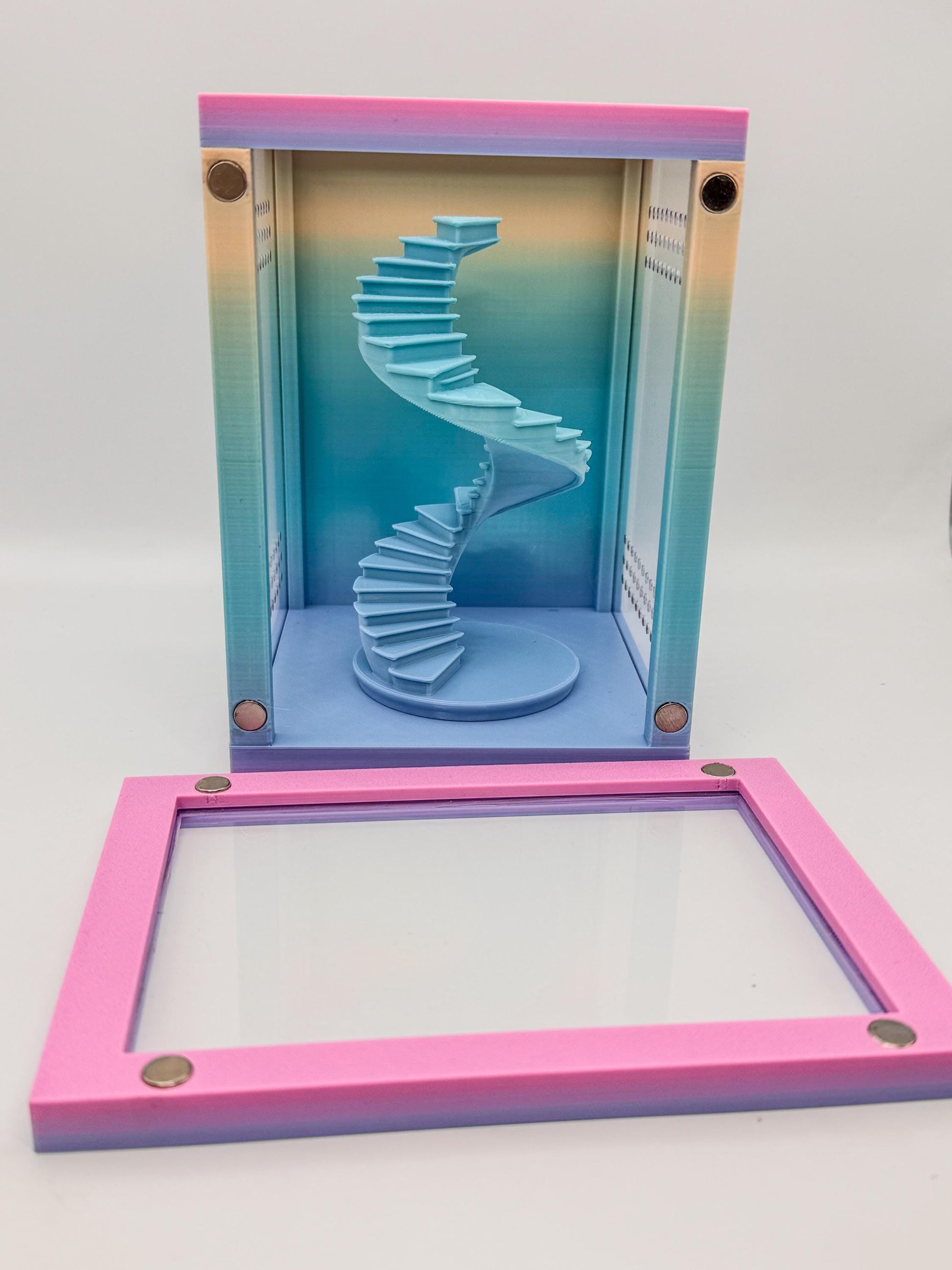 Jumping Spider Enclosure, Front Opening Habitat (6.25x4.5x4.5)