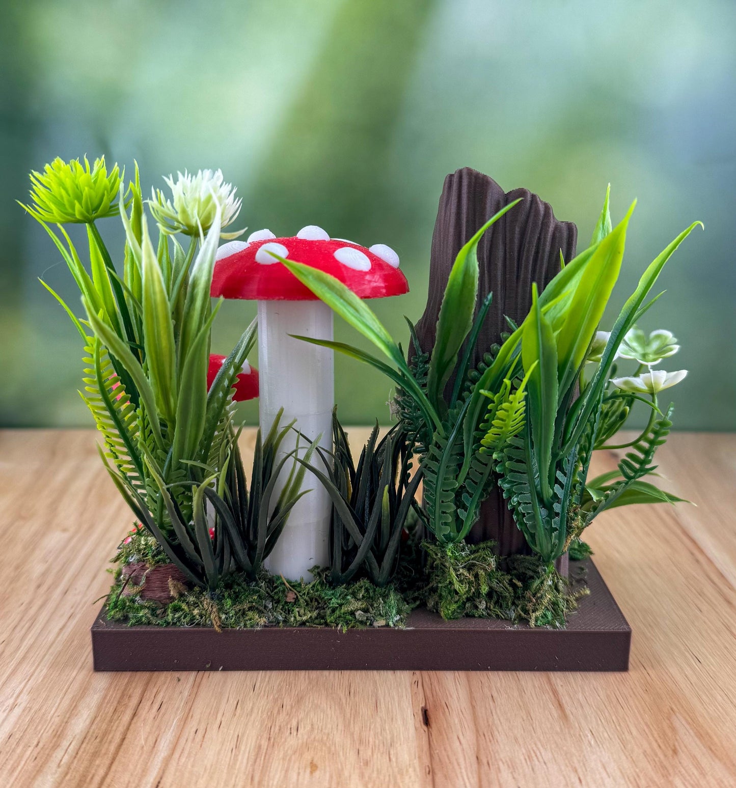 Mushroom and Tree Set. Jumping Spider Decor/Decoration/accessory for enclosure or playground.
