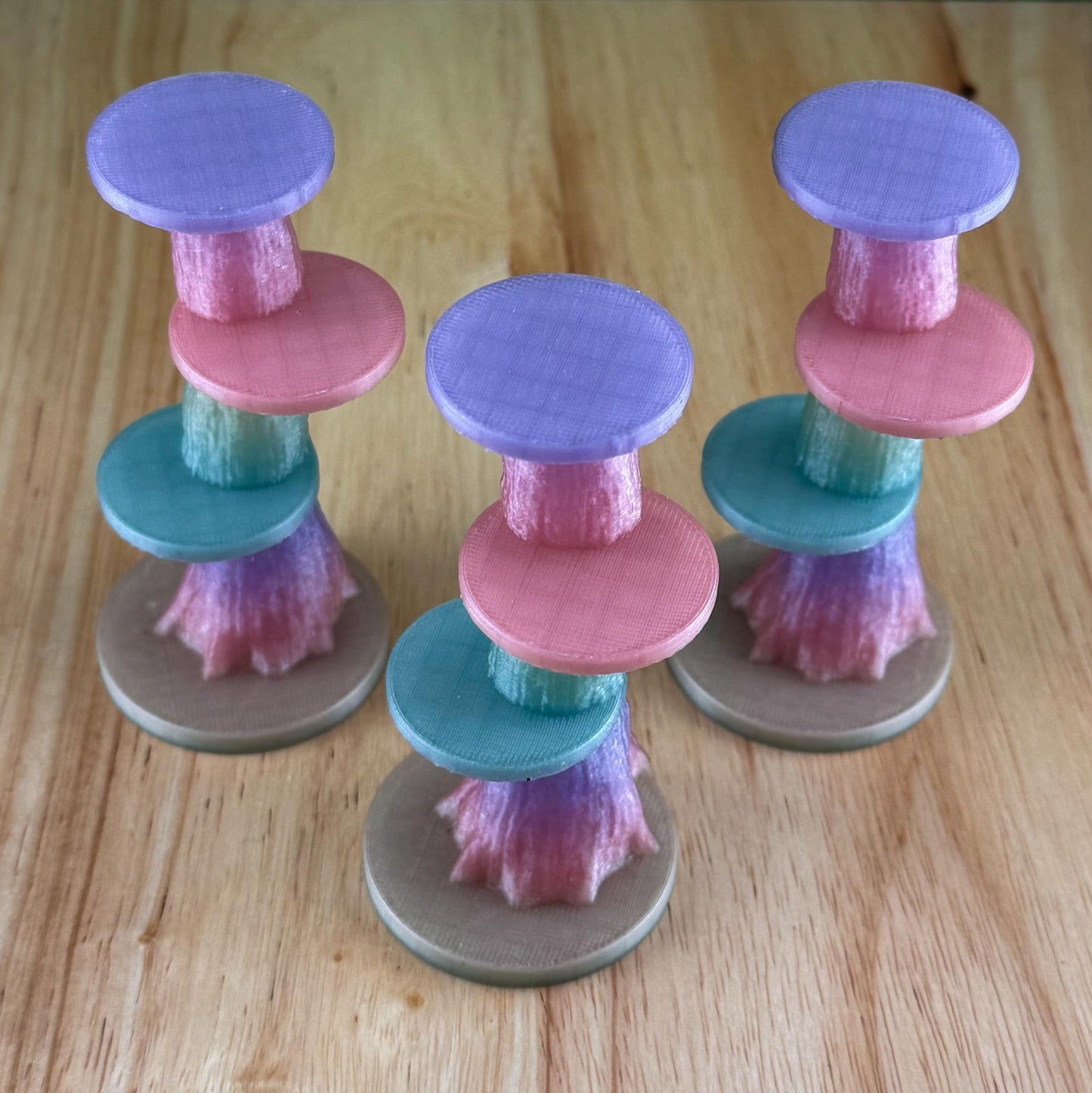 Rainbow Glow in the Dark Jumping Spider Tower playground or enclosure accessory
