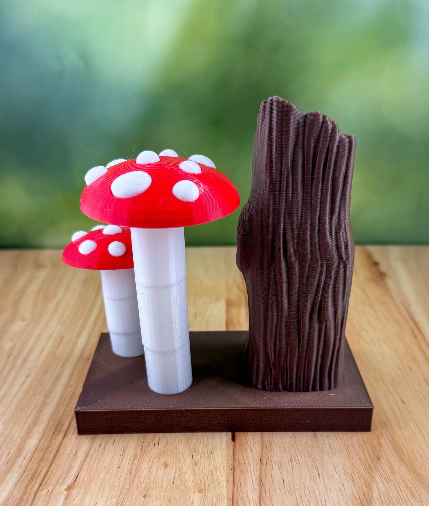 Mushroom and Tree Set. Jumping Spider Decor/Decoration/accessory for enclosure or playground.