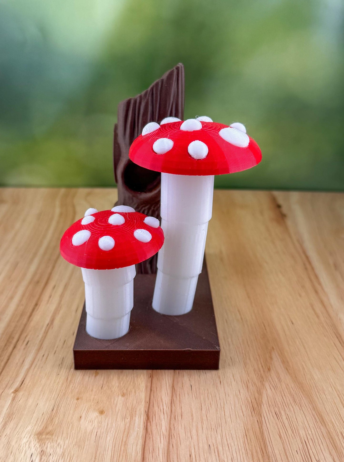 Mushroom and Tree Set. Jumping Spider Decor/Decoration/accessory for enclosure or playground.