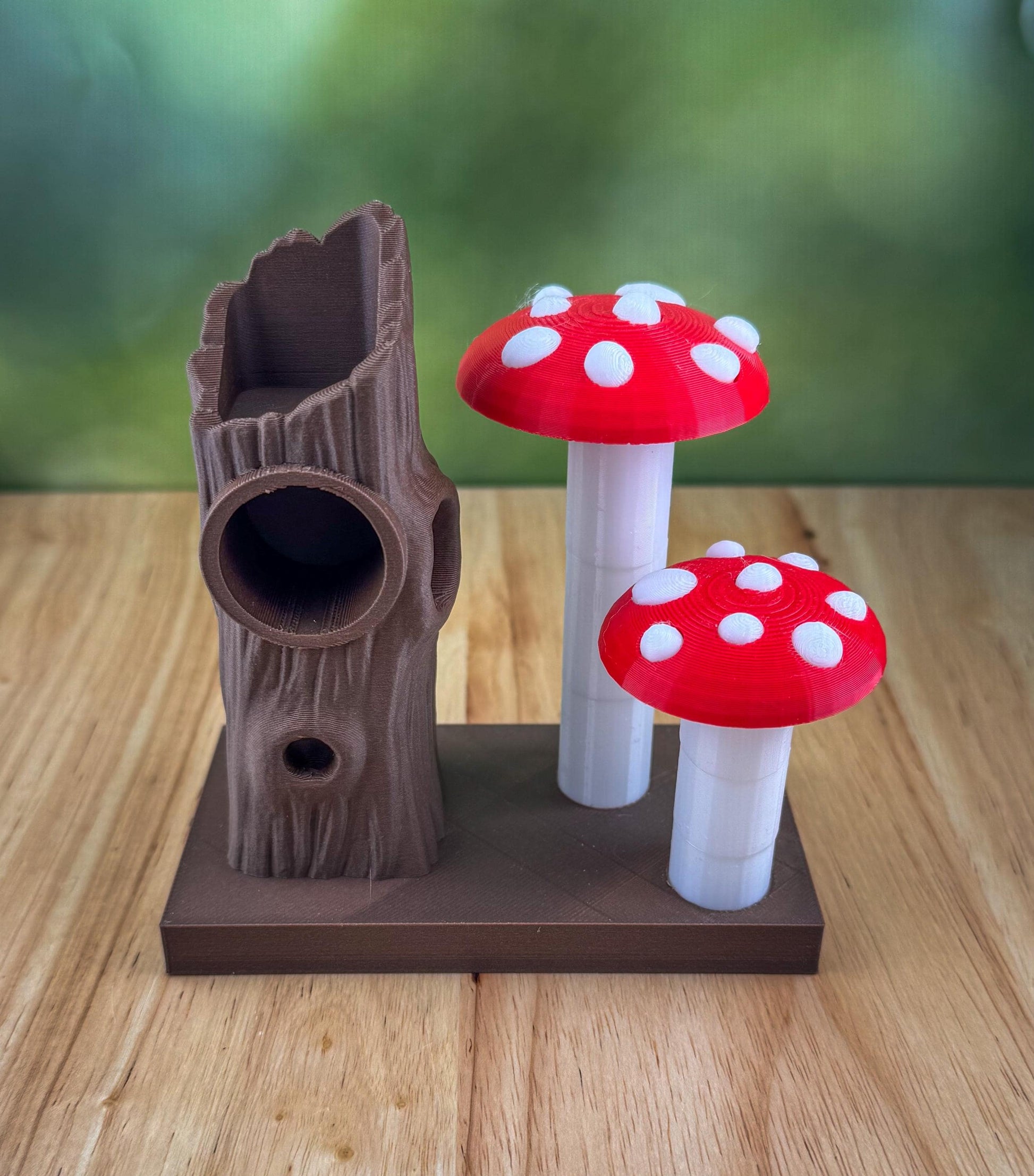 Mushroom and Tree Set. Jumping Spider Decor/Decoration/accessory for enclosure or playground.