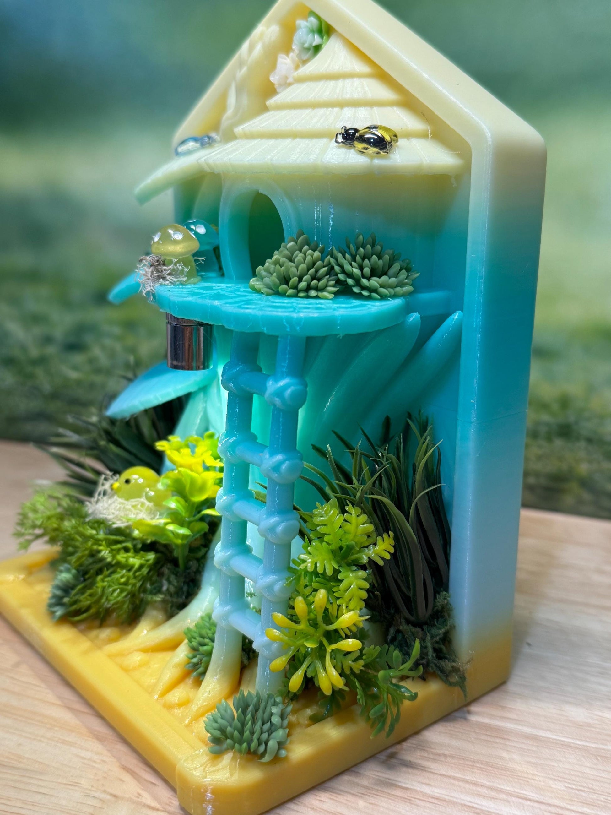 Jumping Spider Accessory. Fairy Treehouse Playground LED light