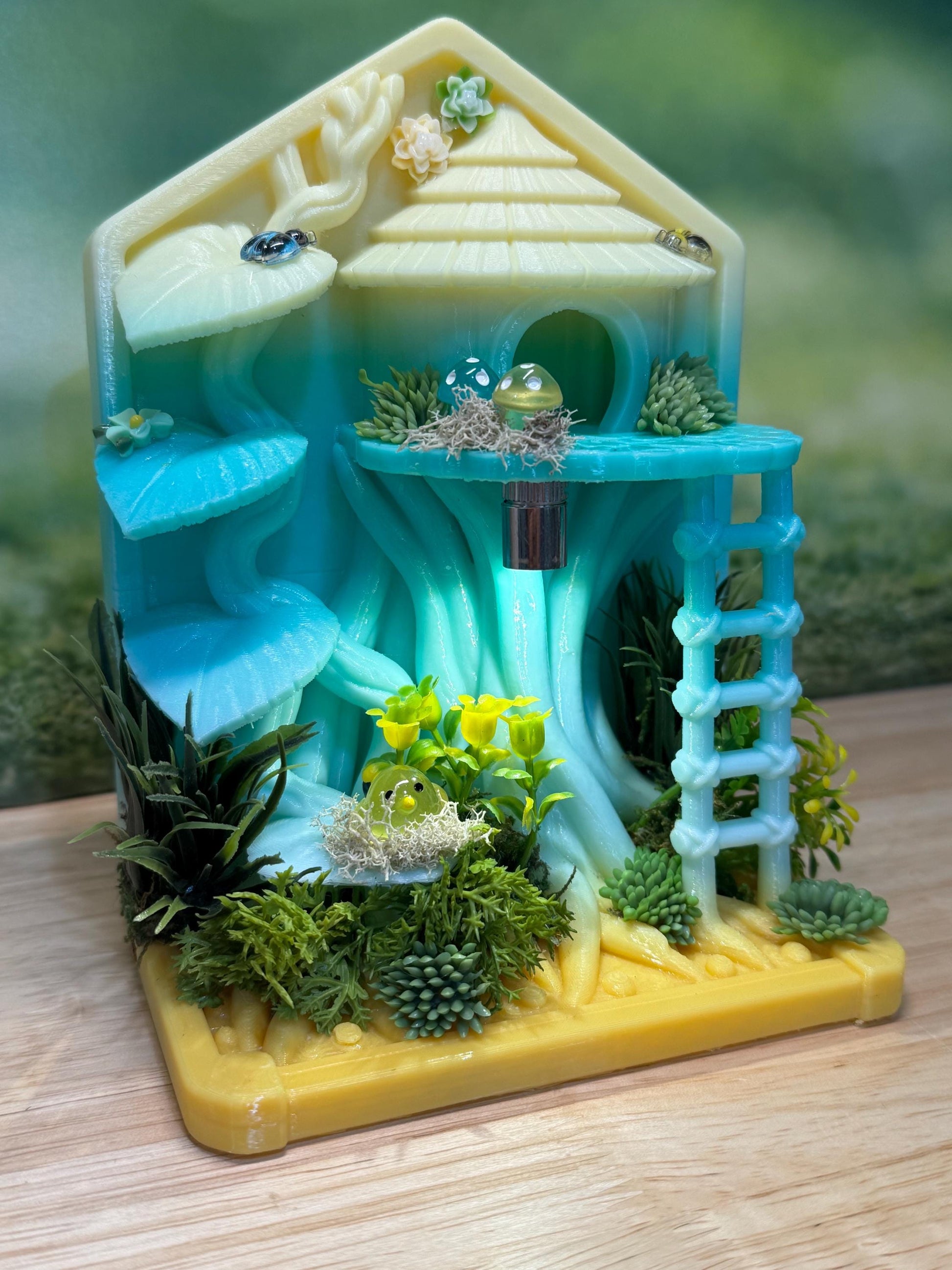 Jumping Spider Accessory. Fairy Treehouse Playground LED light