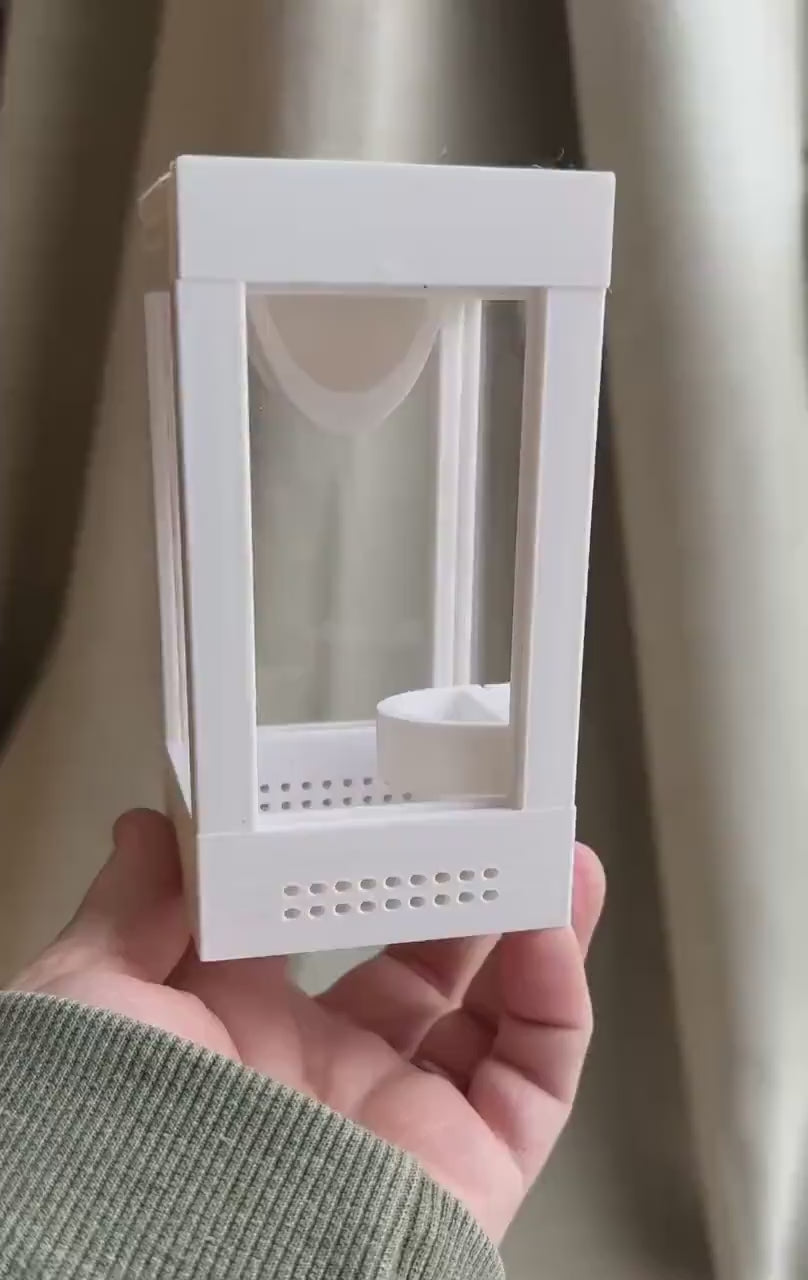 3D Printed Jumping Spider Enclosure, Small Spider Habitat